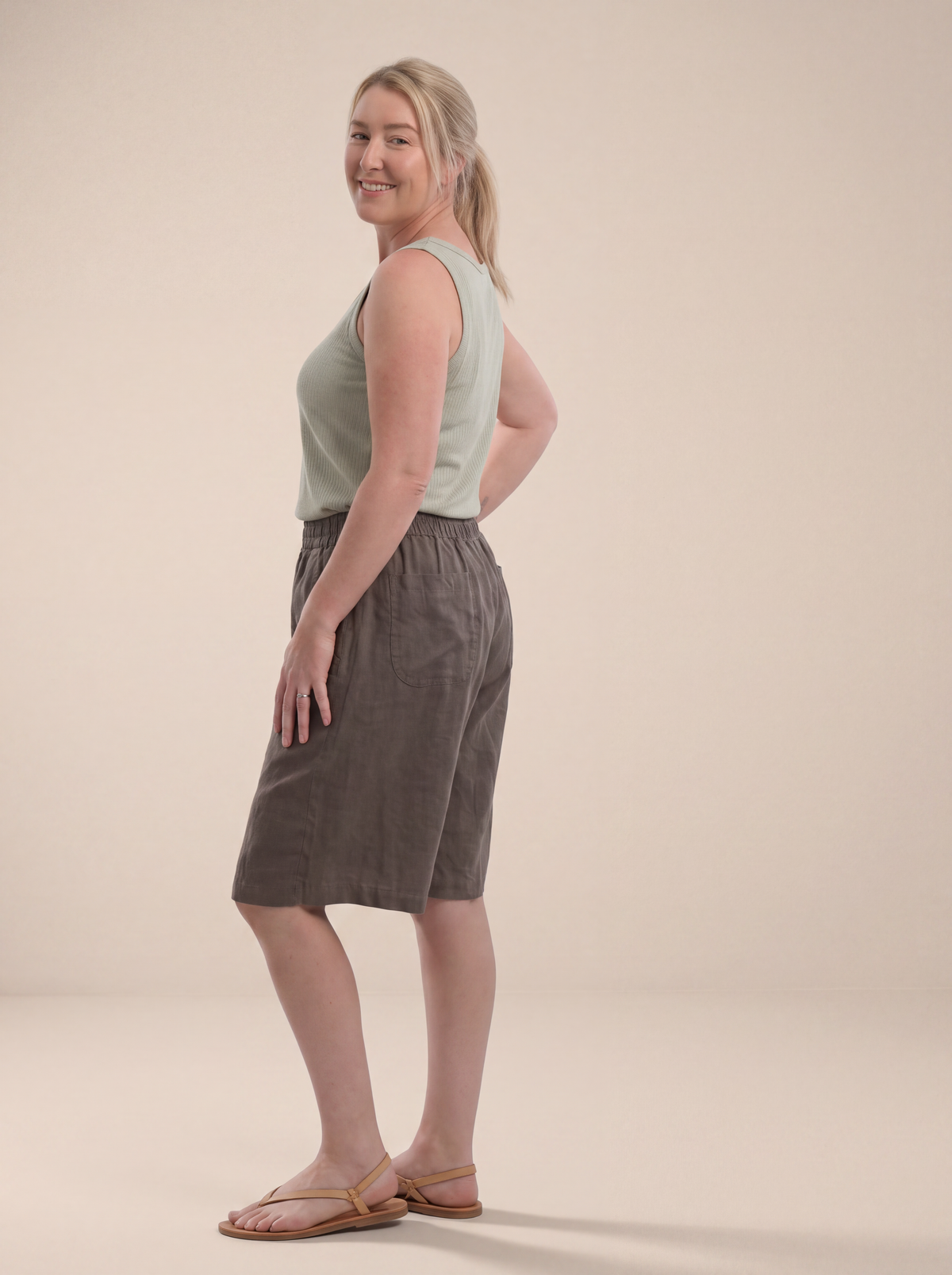 Hemp Bermuda Shorts