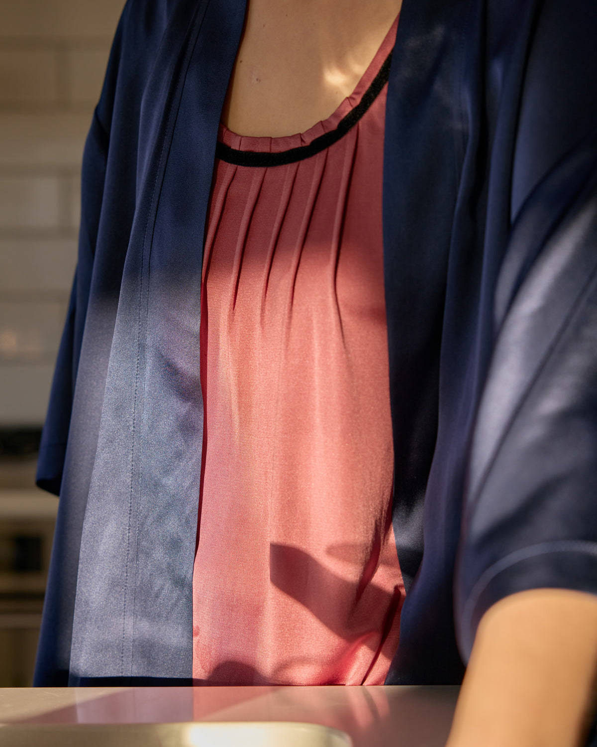 Silk Pleated Nightie