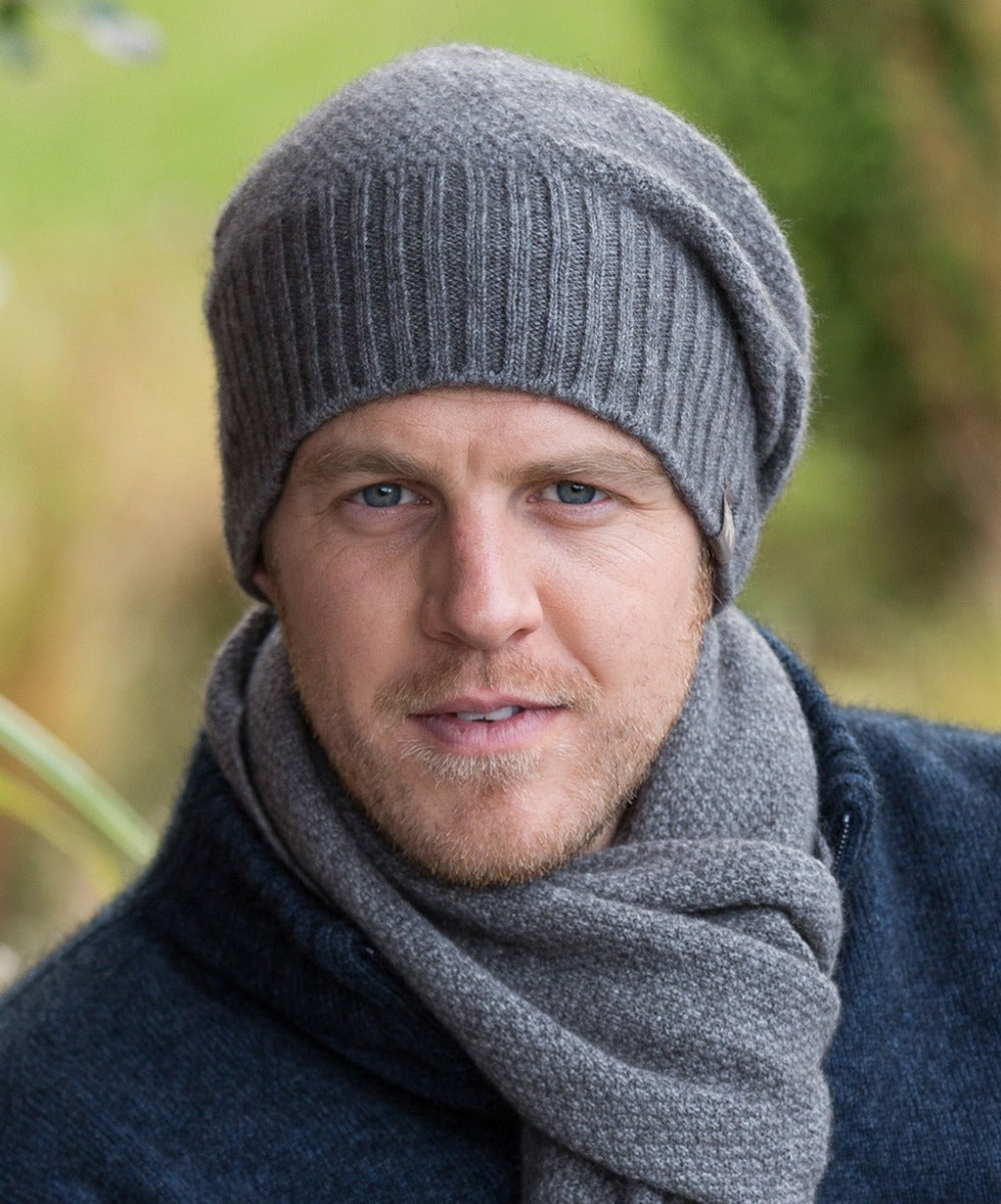 Possum Merino Moss Slouch Beanie
