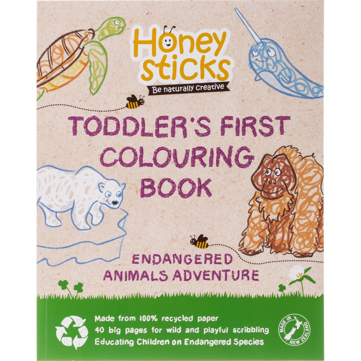 Toddlers First Colouring Book