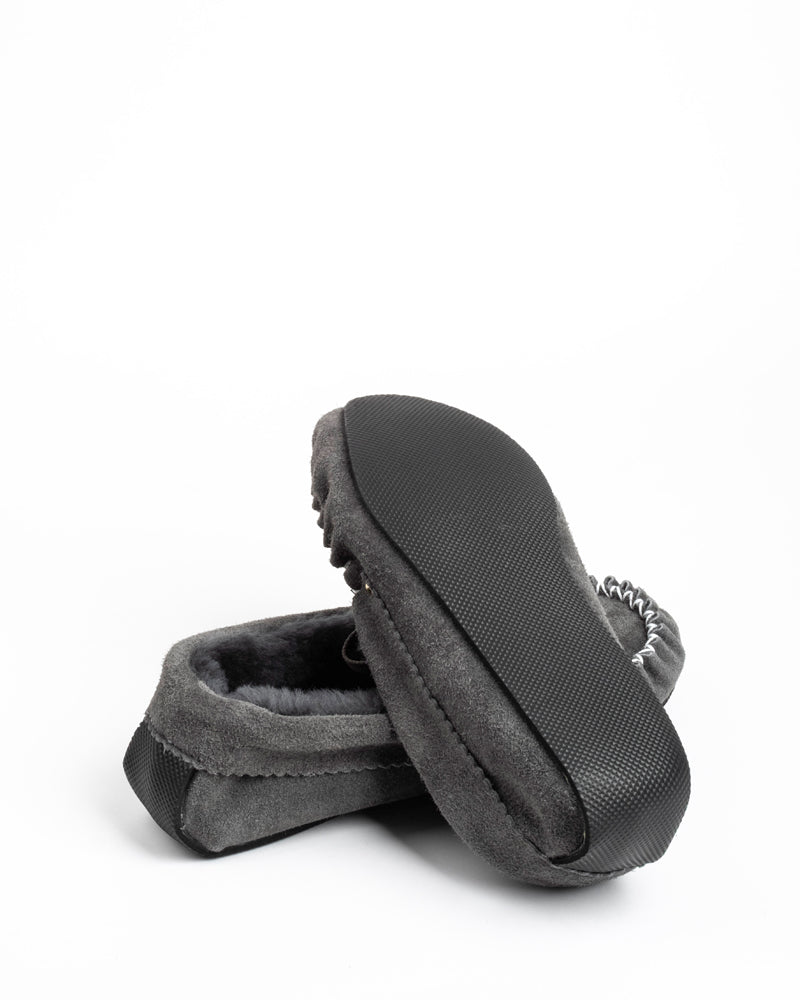 Sheepskin Traditional Hard Sole Moccasins