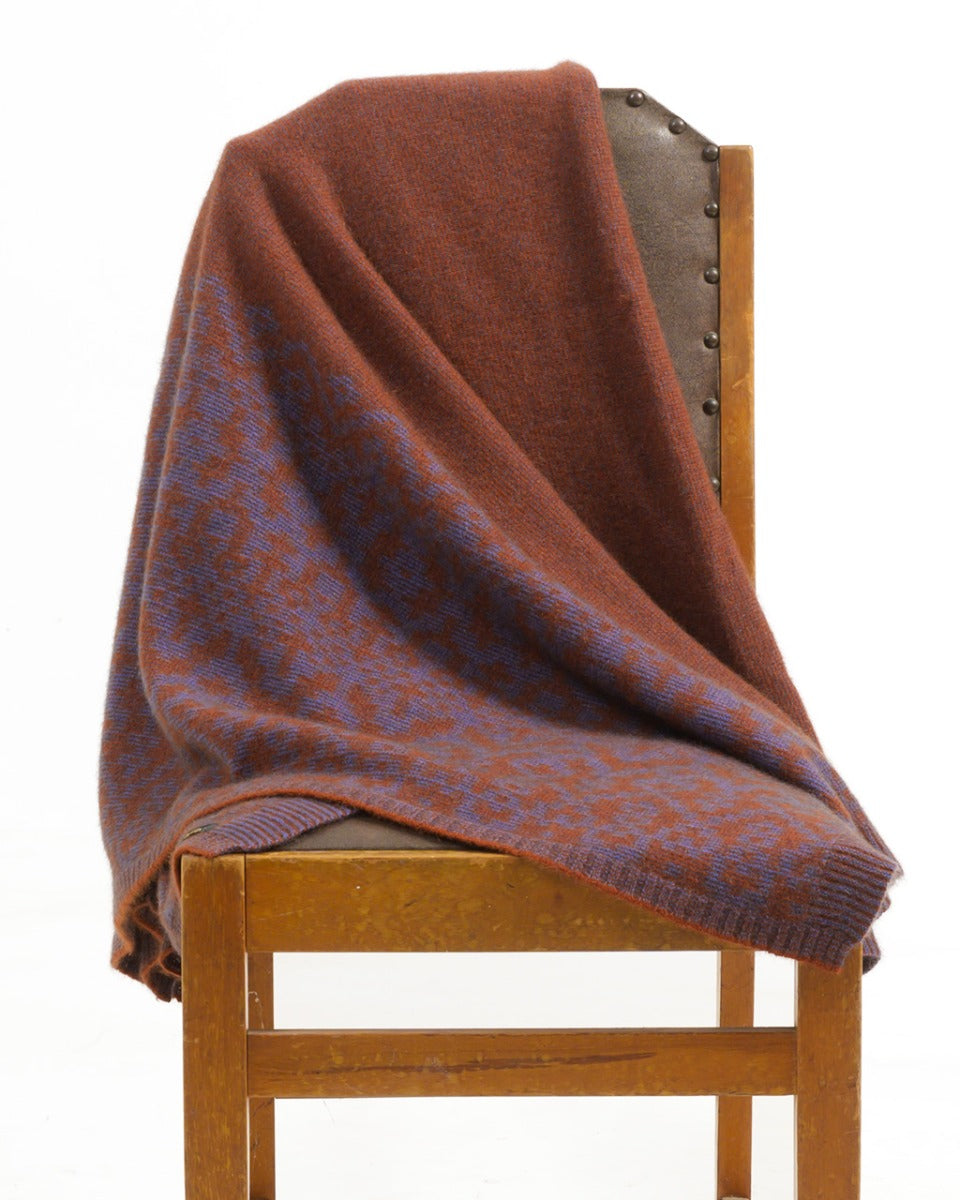 Possum Merino Fair Isle Throw